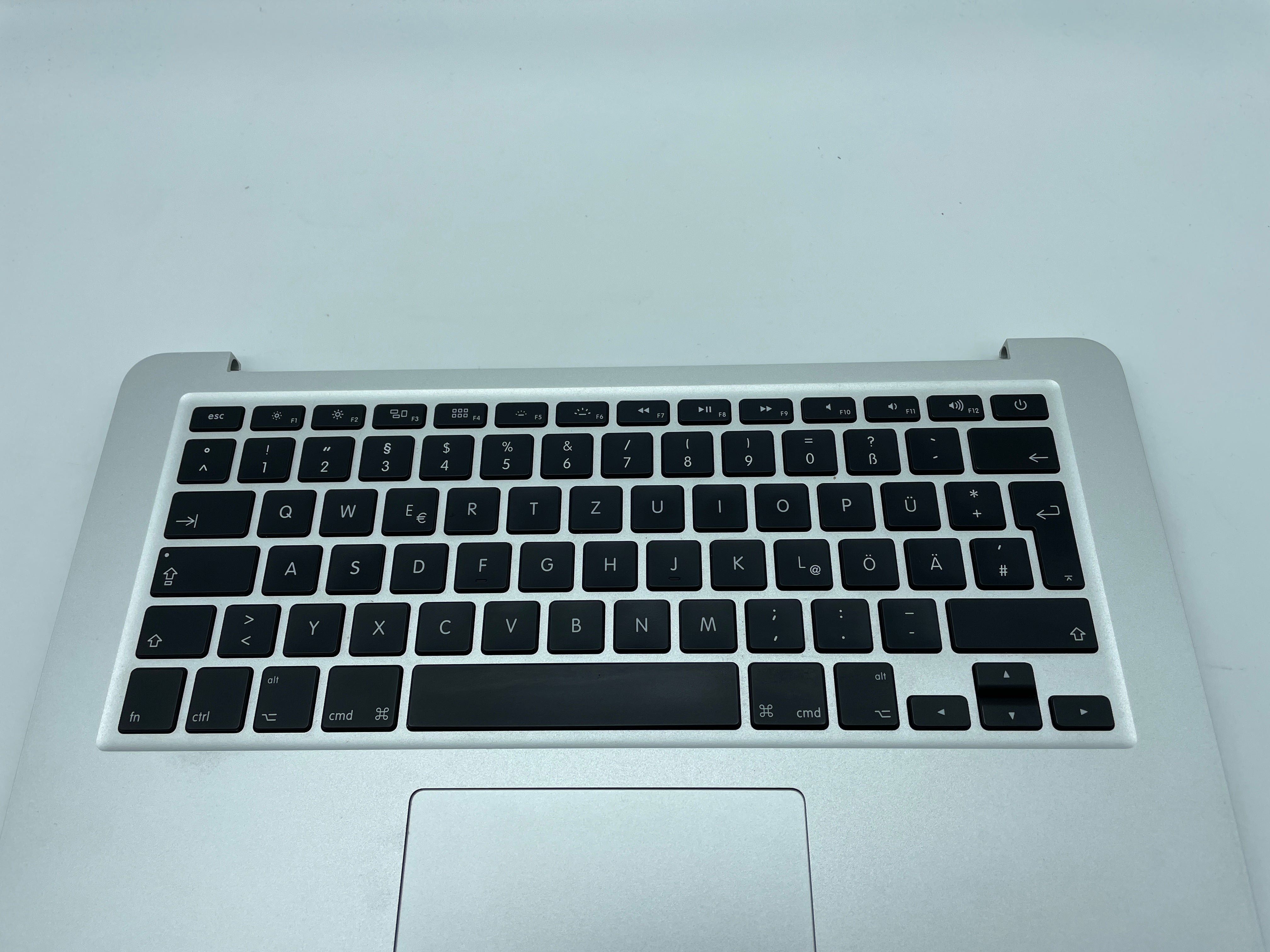 MacBook Air 13" A1466 Mid 2012  Topcase QWERTZ Trackpad Tastatur Grau #T335