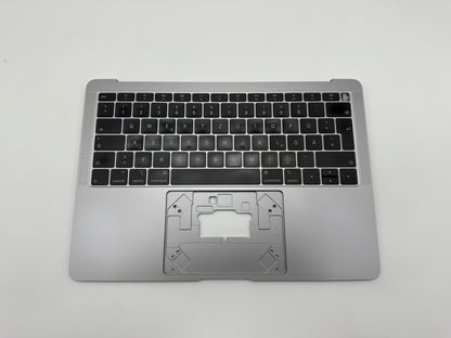 Macbook Air 13" 2018 2019 A1932 Topcase QWERTZ Tastatur Grau #T744