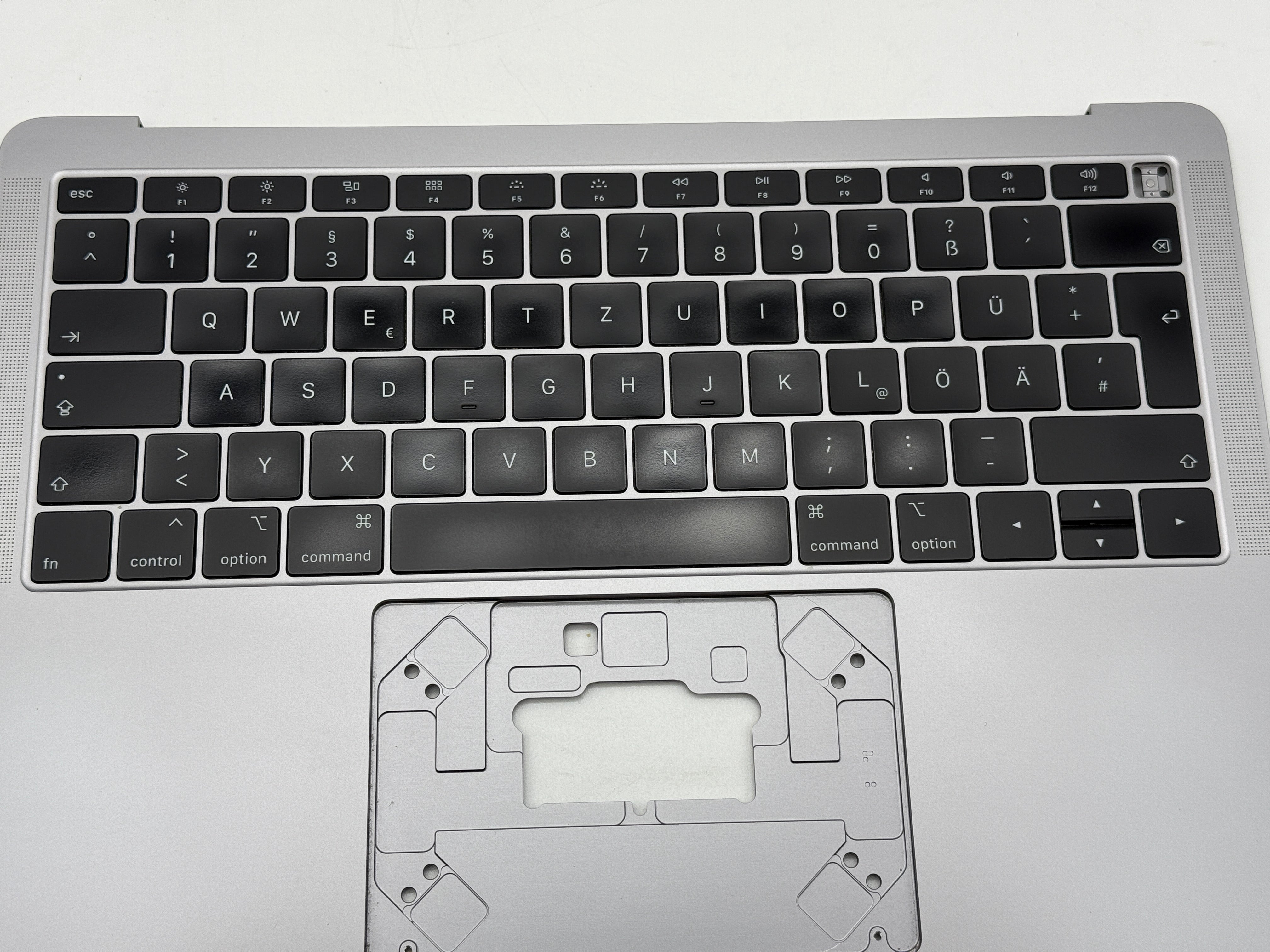 Macbook Air 13" 2018 2019 A1932 Topcase QWERTZ Tastatur Grau #T744