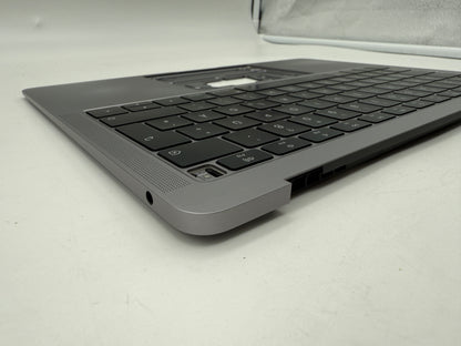 Macbook Air 13" 2018 2019 A1932 Topcase QWERTZ Tastatur Grau #T744