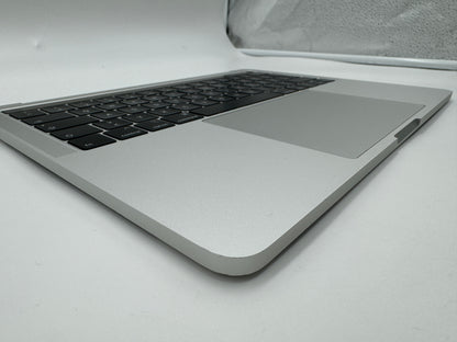 Macbook Pro 13" A1989 2018 2019 Topcase Tastatur QWERTZ Trackpad Silber #T620