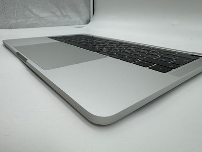 Macbook Pro 13" A1989 2018 2019 Topcase Tastatur QWERTZ Trackpad Silber #T620