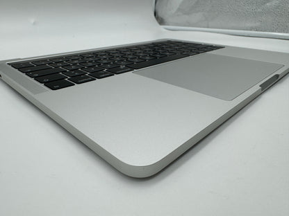 Macbook Pro 13" A1989 2018 2019 Topcase Tastatur QWERTZ Trackpad Silber #T621