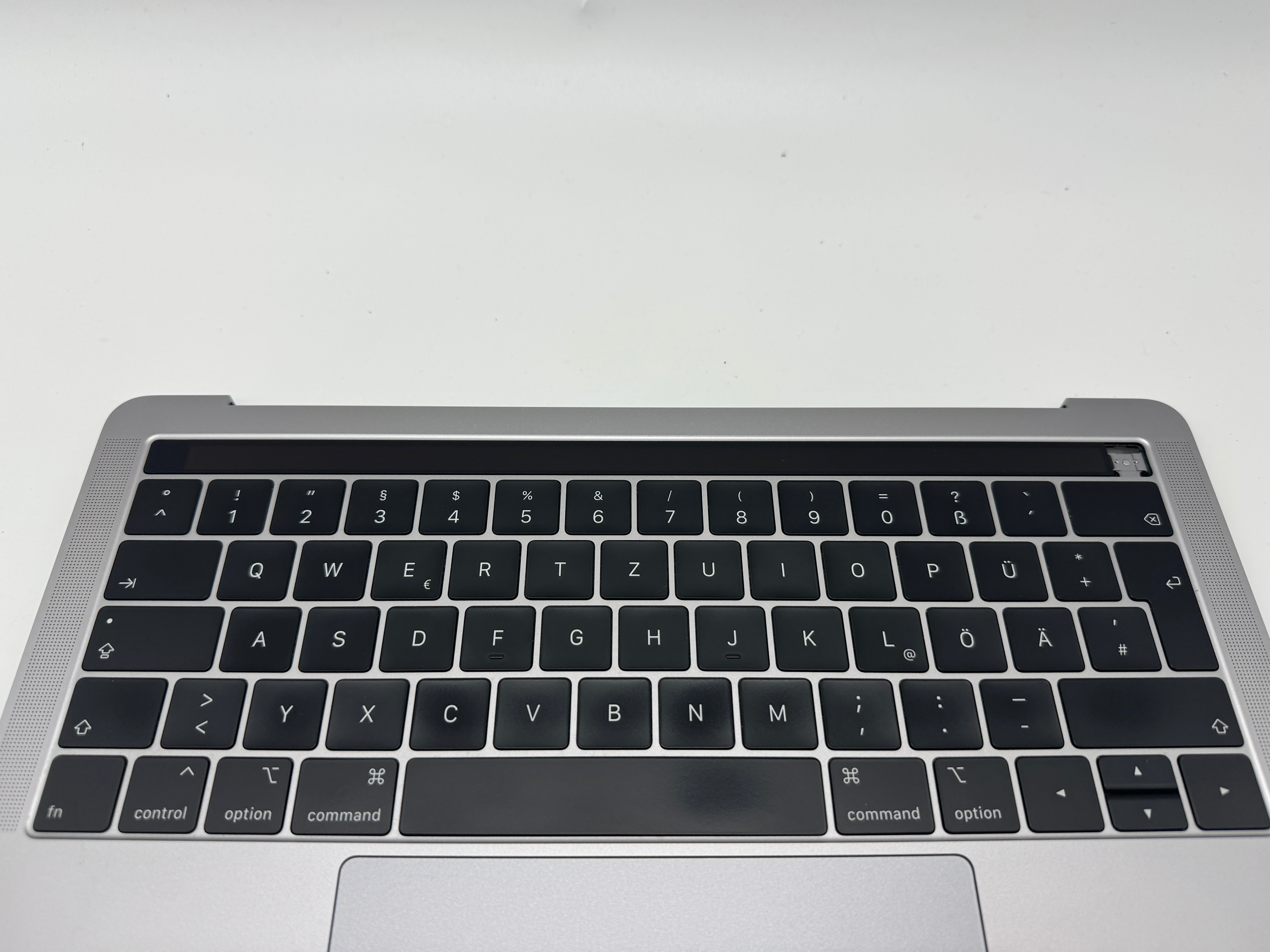 Macbook Pro 13" A1989 2018 2019 Topcase Tastatur QWERTZ Trackpad Spacegrau #T622