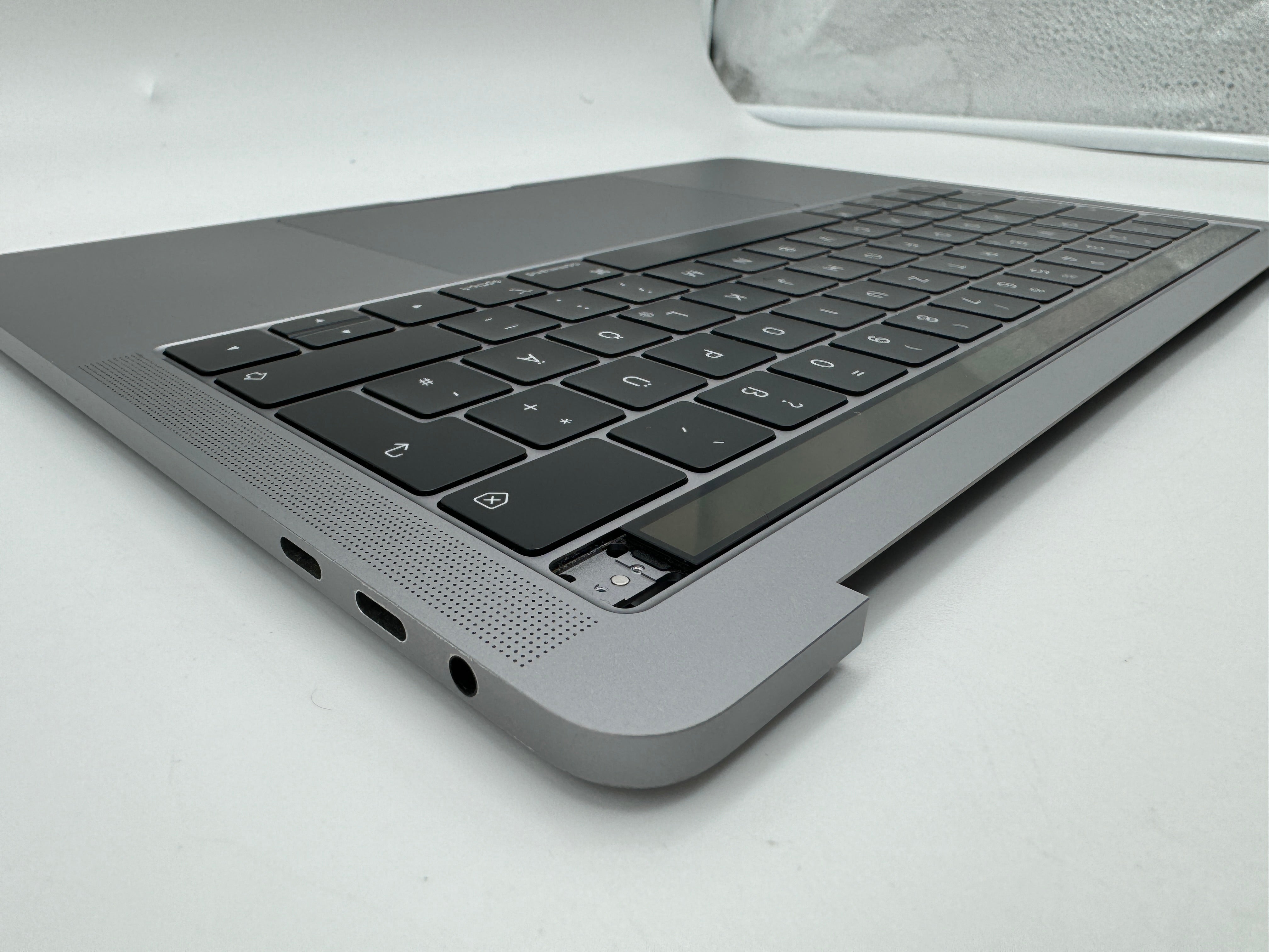 Macbook Pro 13" A1989 2018 2019 Topcase Tastatur QWERTZ Trackpad Spacegrau #T623