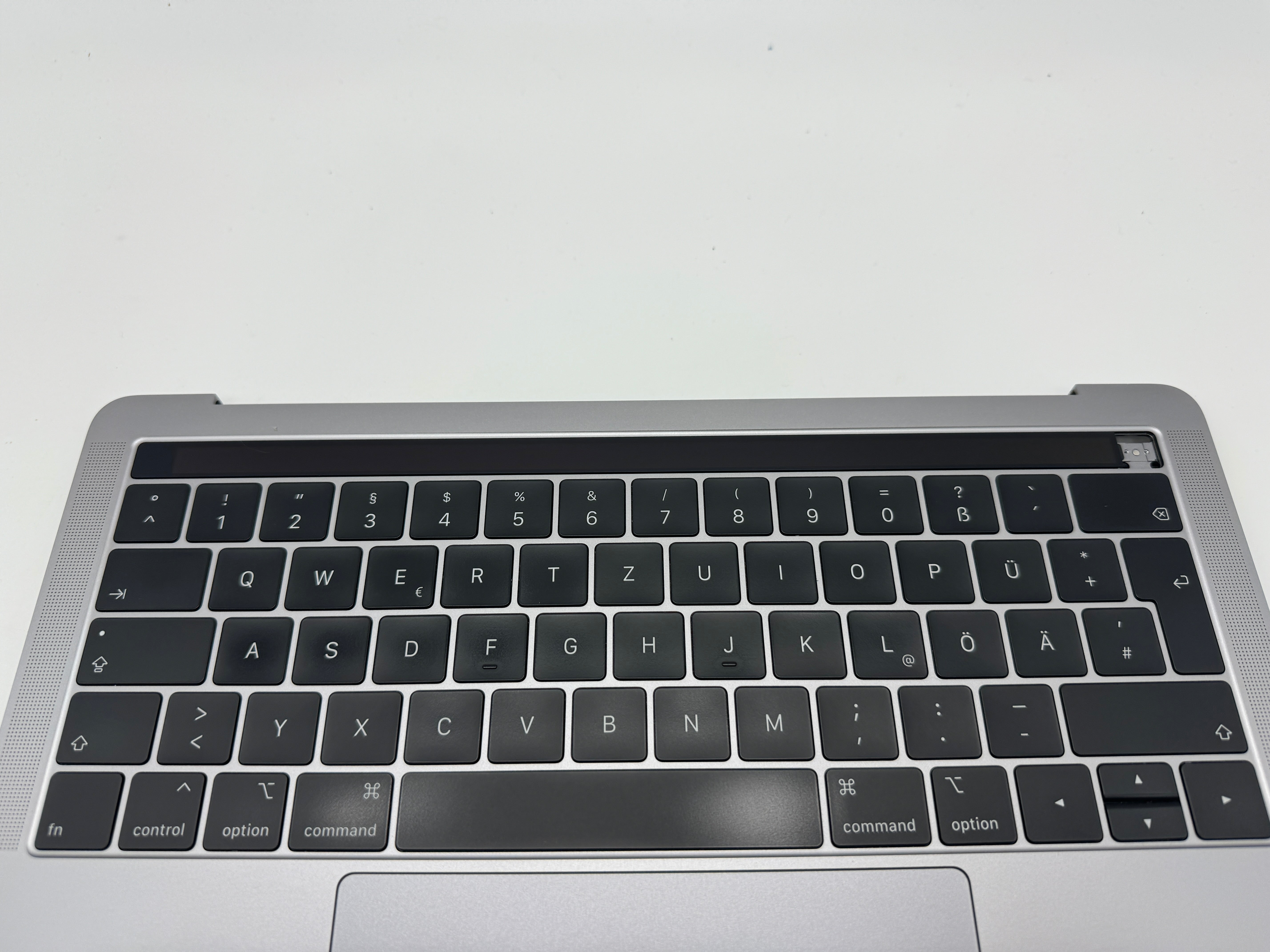 Macbook Pro 13" A1989 2018 2019 Topcase Tastatur QWERTZ Trackpad Spacegrau #T624