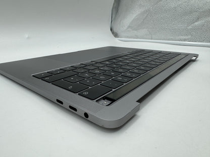 Macbook Pro 13" A1989 2018 2019 Topcase Tastatur QWERTZ Trackpad Spacegrau #T624