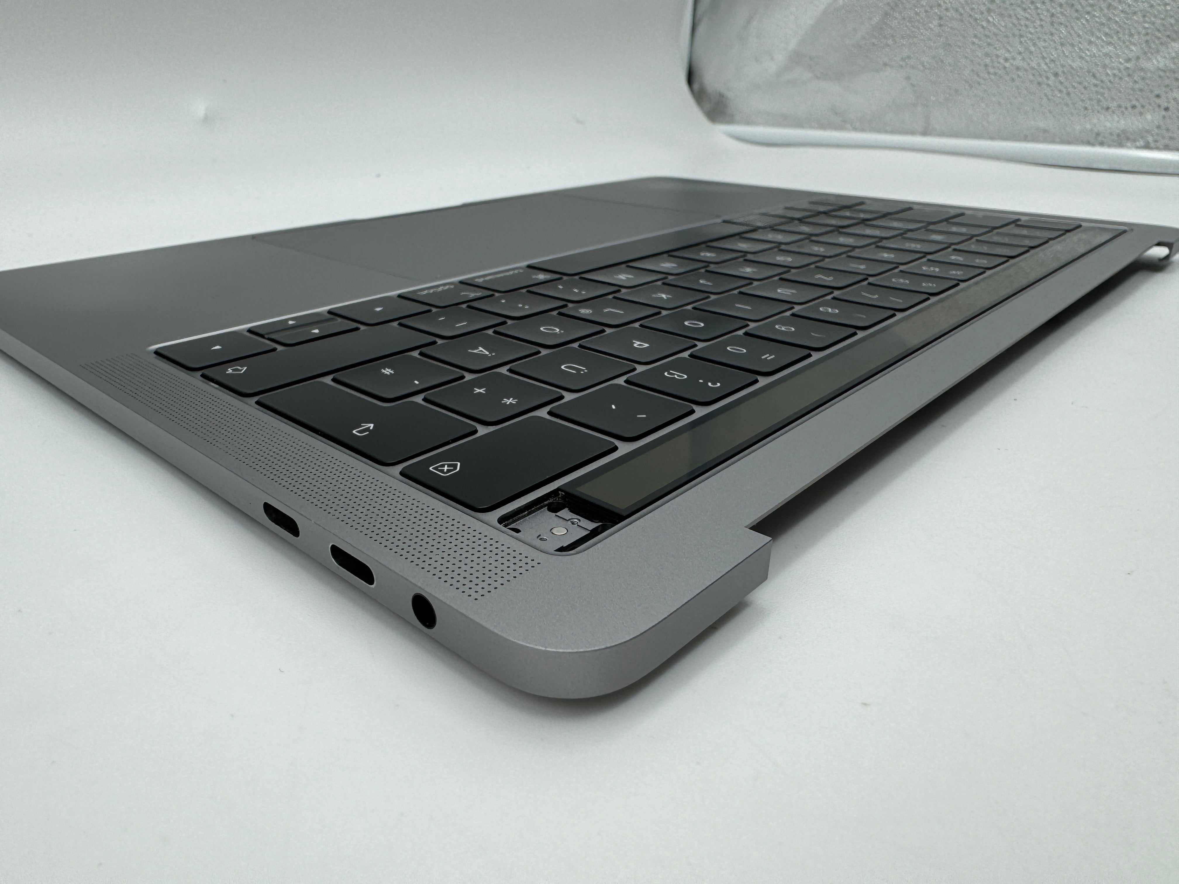 Macbook Pro 13" A1989 2018 2019 Topcase Tastatur QWERTZ Trackpad Spacegrau #T625