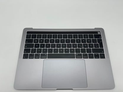 Macbook Pro 13" A1989 2018 2019 Topcase Tastatur QWERTZ Trackpad Spacegrau #T627