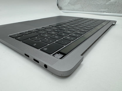 Macbook Pro 13" A1989 2018 2019 Topcase Tastatur QWERTZ Trackpad Spacegrau #T629