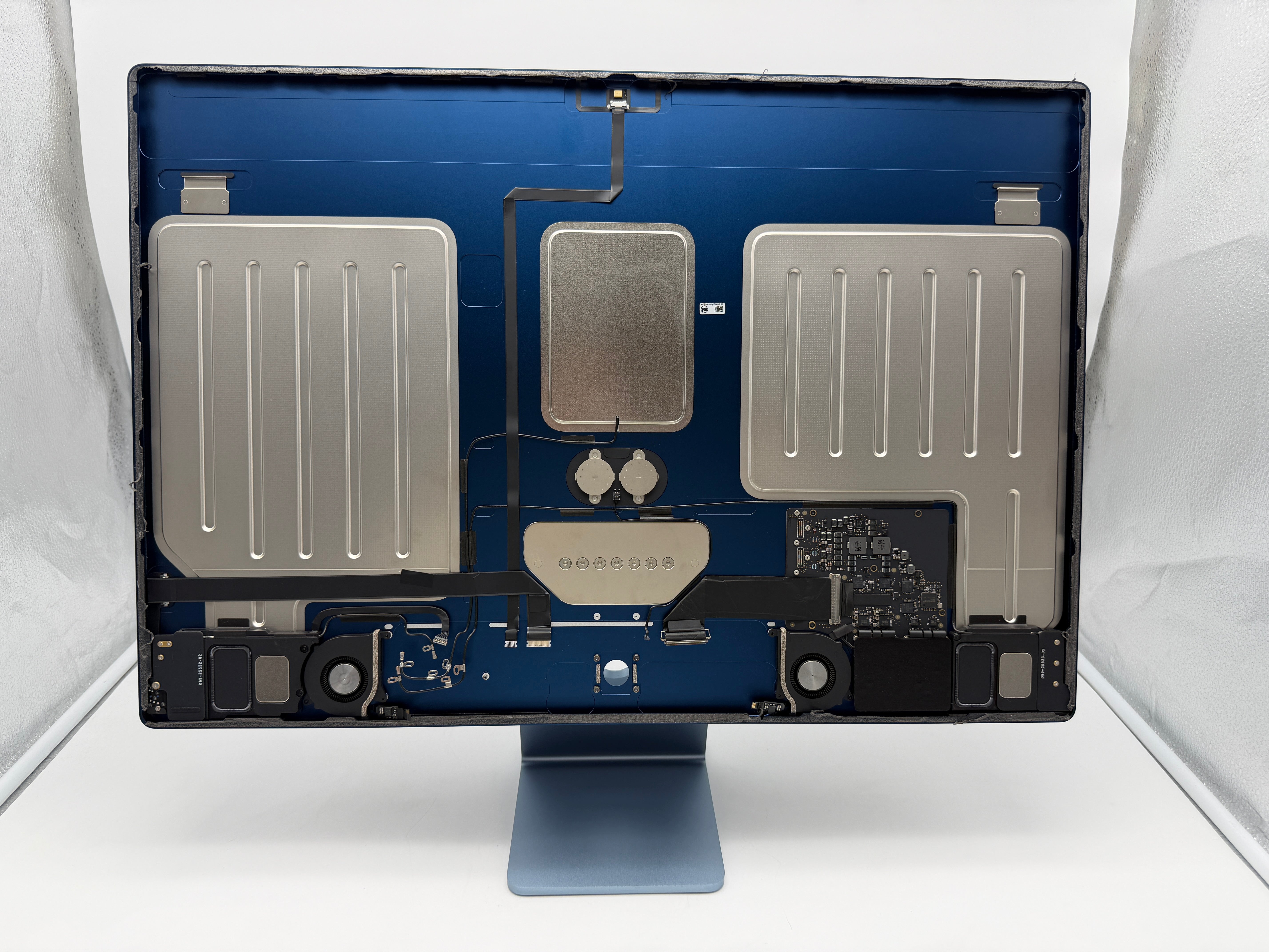 Apple iMac 24" 2021 A2438 Blau Gehäuse Standfuß Lautsprecher Lüfter #PSG2