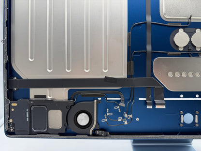 Apple iMac 24" 2021 A2438 Blau Gehäuse Standfuß Lautsprecher Lüfter #PSG2