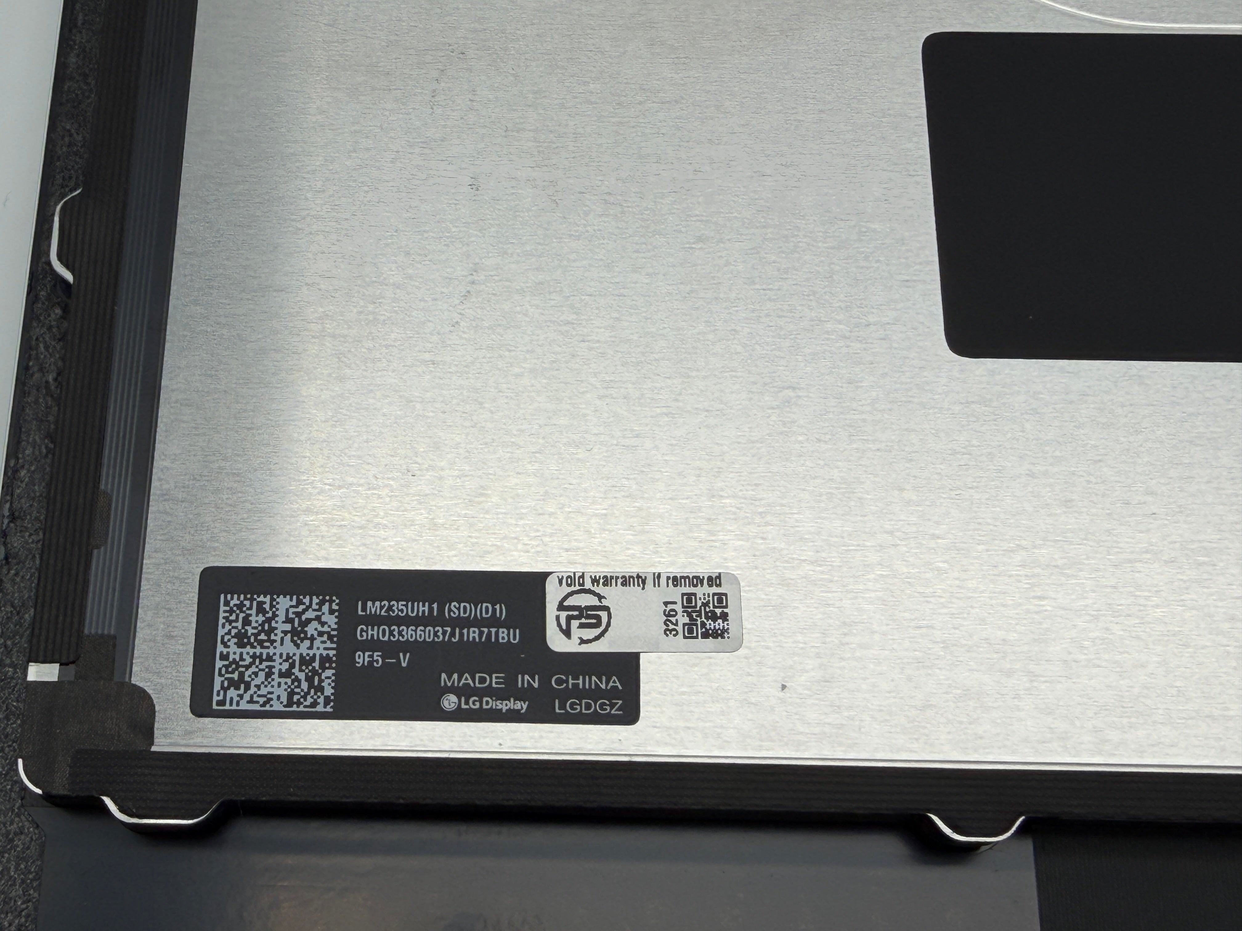 iMac 24" 4,5K M1 2021 A2438 A2439 Display Glas Silber Silver #D988