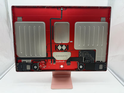 Apple iMac 24" 2021 A2438 Gehäuse Standfuß Lautsprecher Lüfter Rot #PSG3