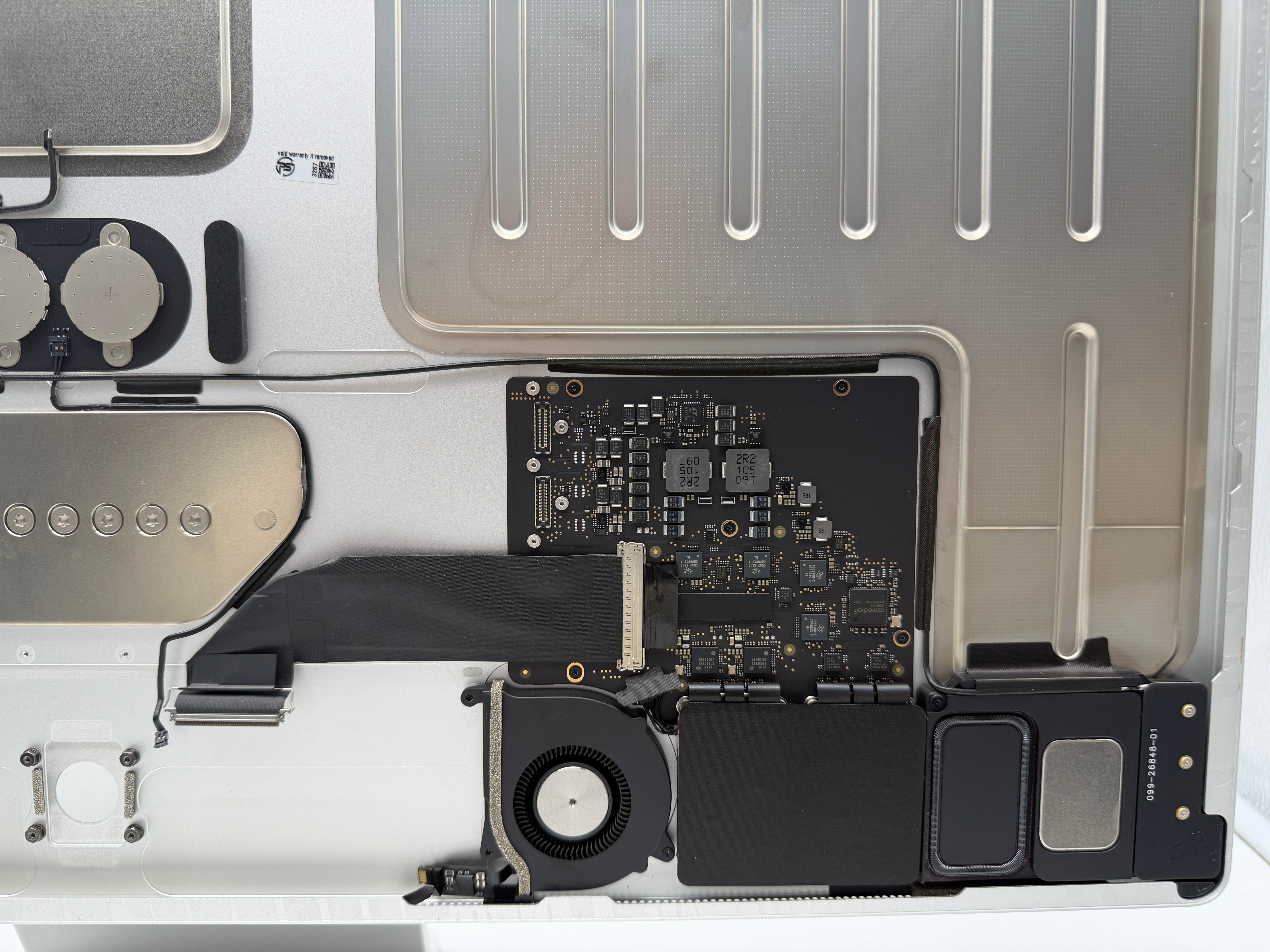 Apple iMac 24" 2021 A2438 Gehäuse Standfuß Lautsprecher Lüfter Silber #PSG6