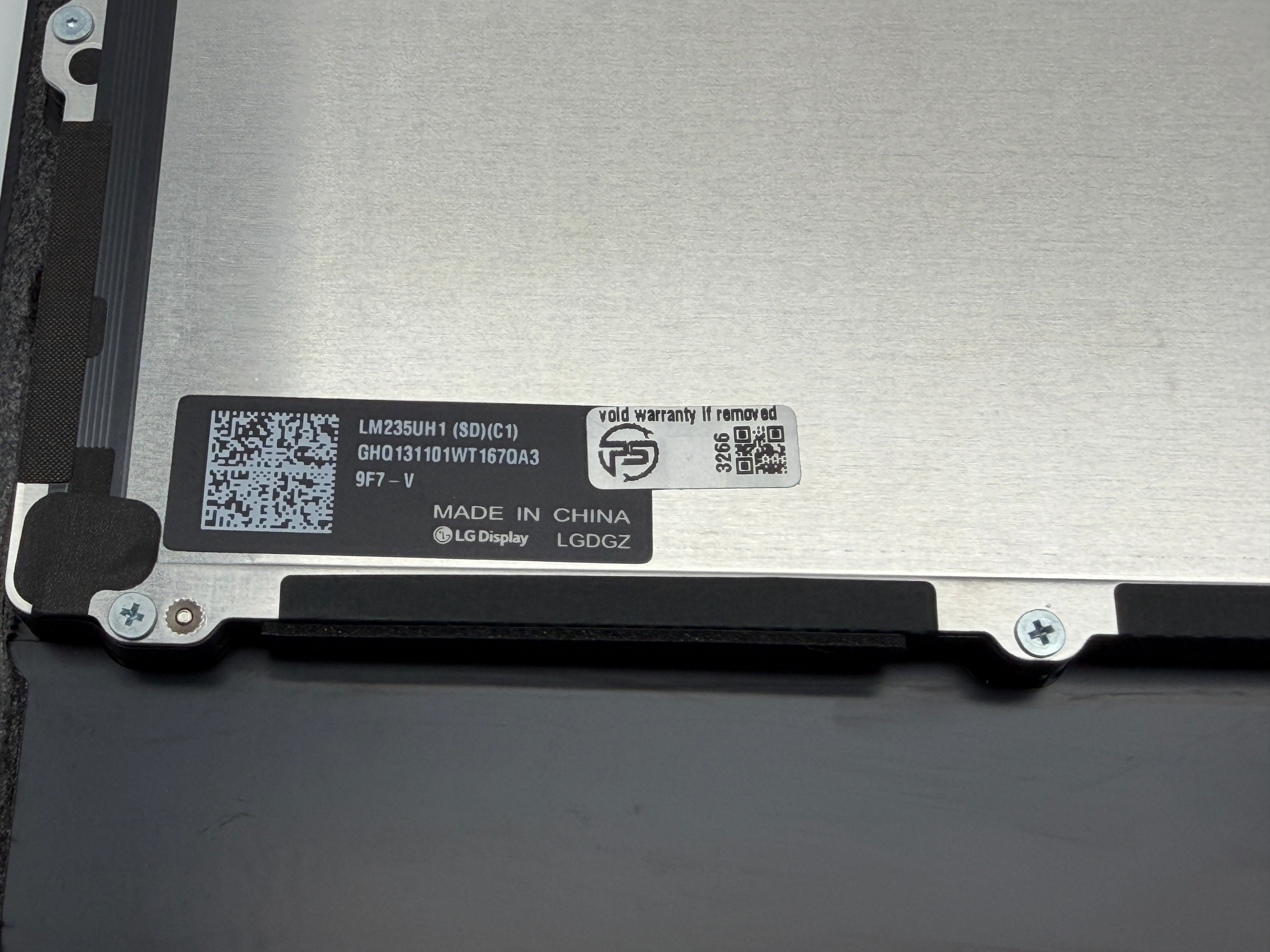 iMac 24" 4,5K M1 2021 A2438 A2439 Display Glas Gelb #D991