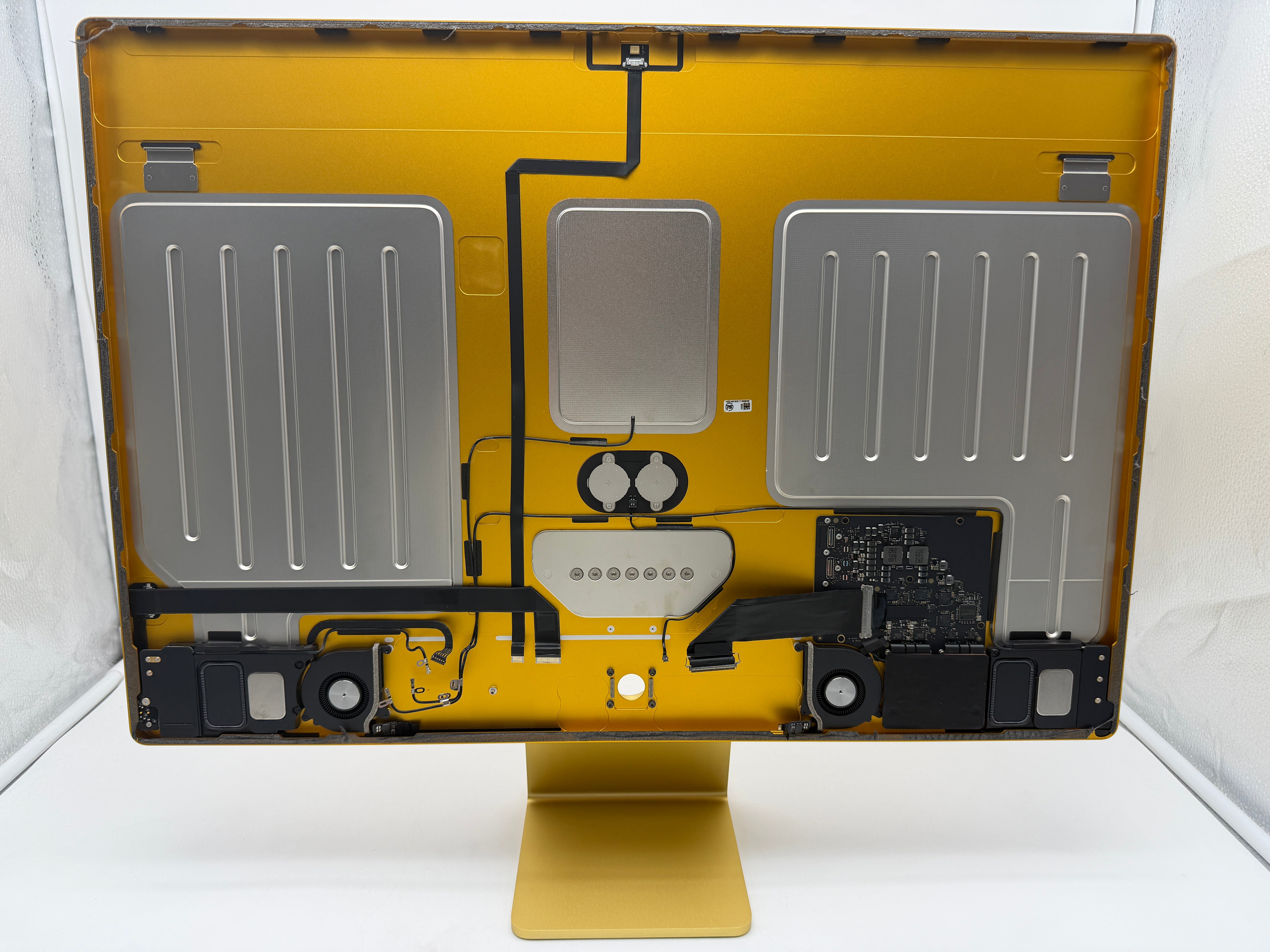 Apple iMac 24" 2021 A2438 Gehäuse Standfuß Lautsprecher Lüfter Gelb #PSG7