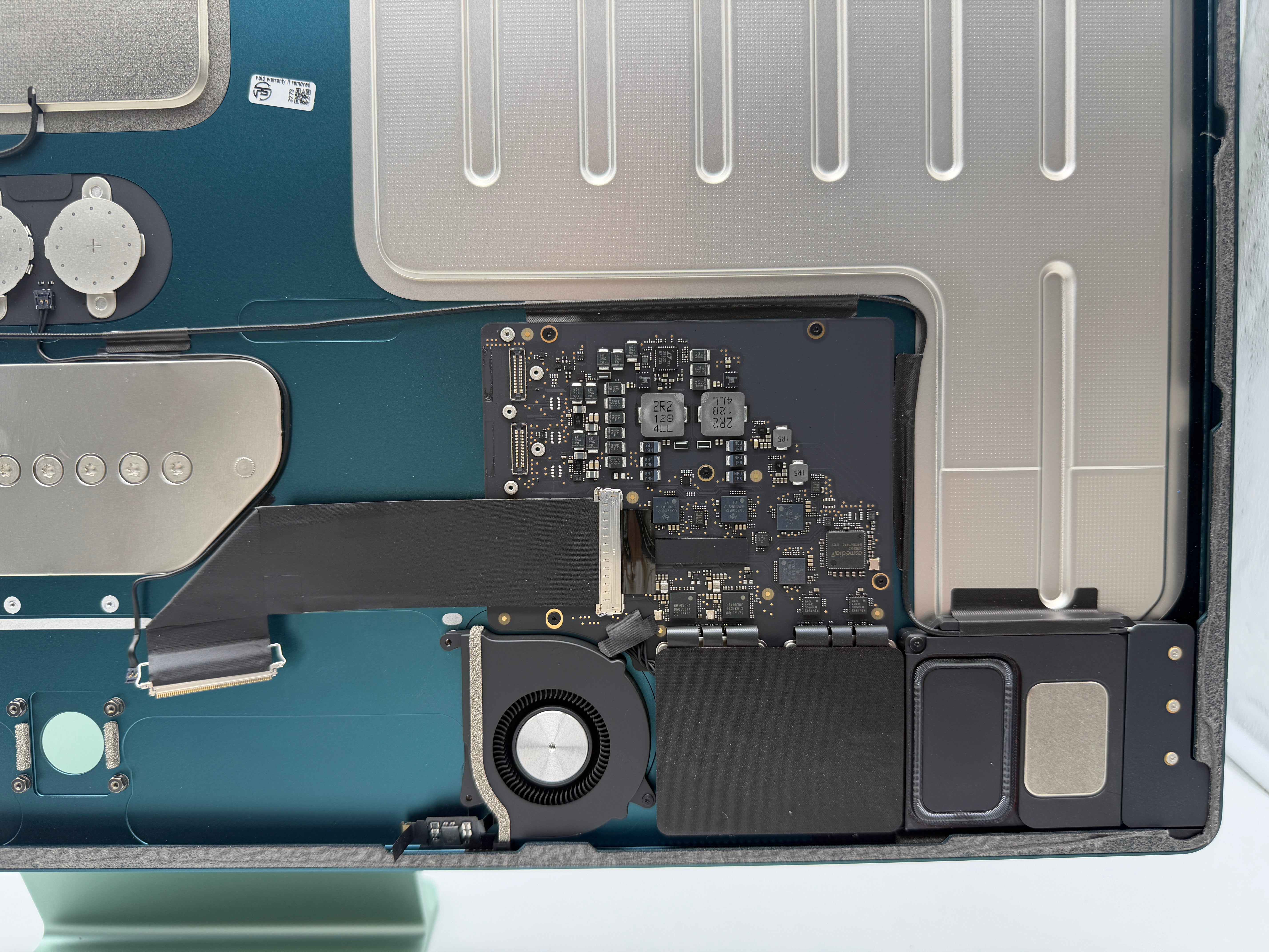 Apple iMac 24" 2021 A2438 Gehäuse Standfuß Lautsprecher Lüfter Grün #PSG9