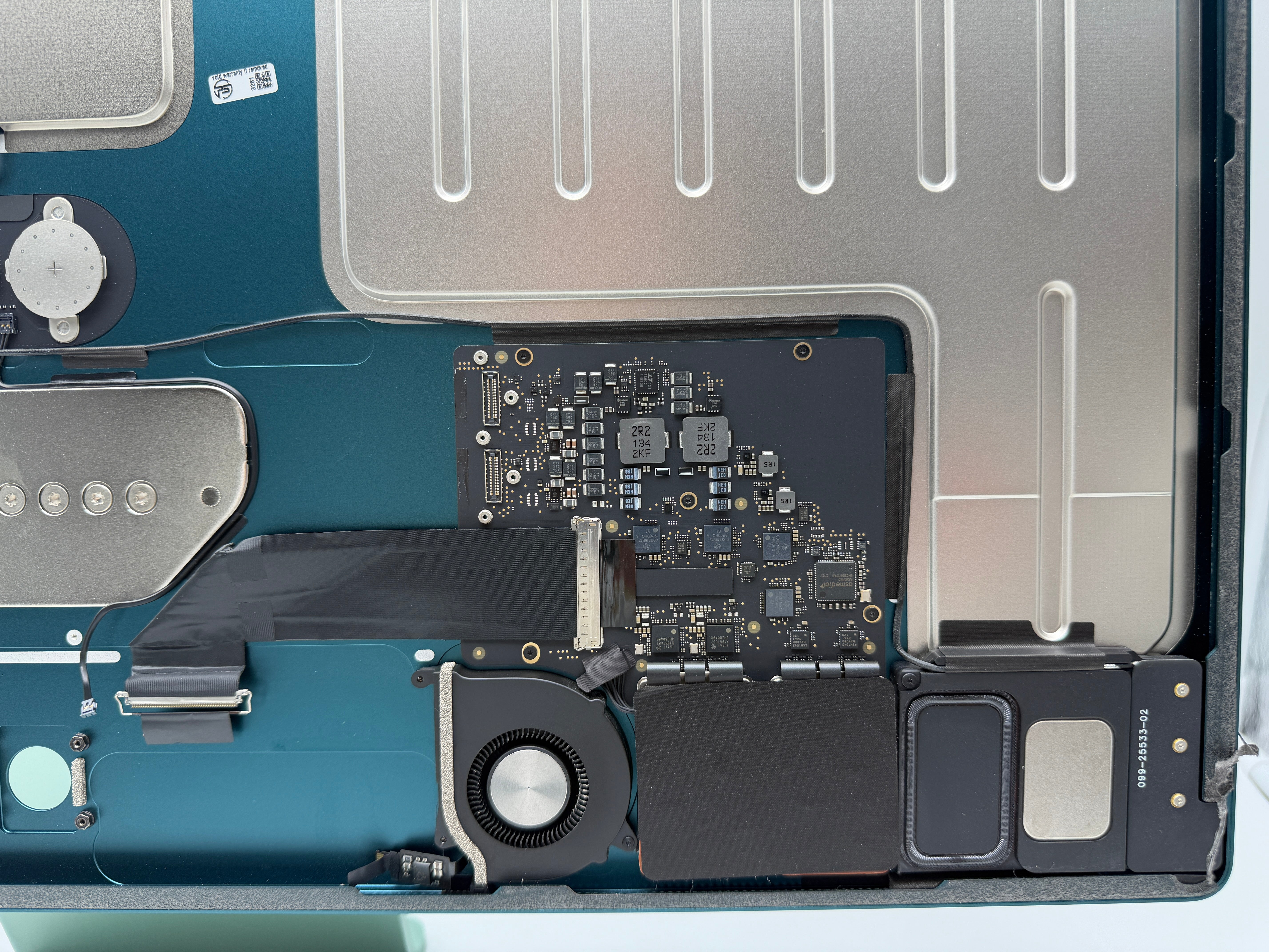 Apple iMac 24" 2021 A2438 Gehäuse Standfuß Lautsprecher Lüfter Grün #PSG11