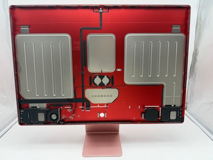 Apple iMac 24" 2021 A2439  Gehäuse Standfuß Lautsprecher Lüfter Rot #PSG12