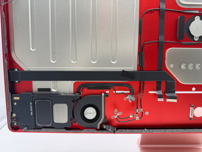 Apple iMac 24" 2021 A2439  Gehäuse Standfuß Lautsprecher Lüfter Rot #PSG12