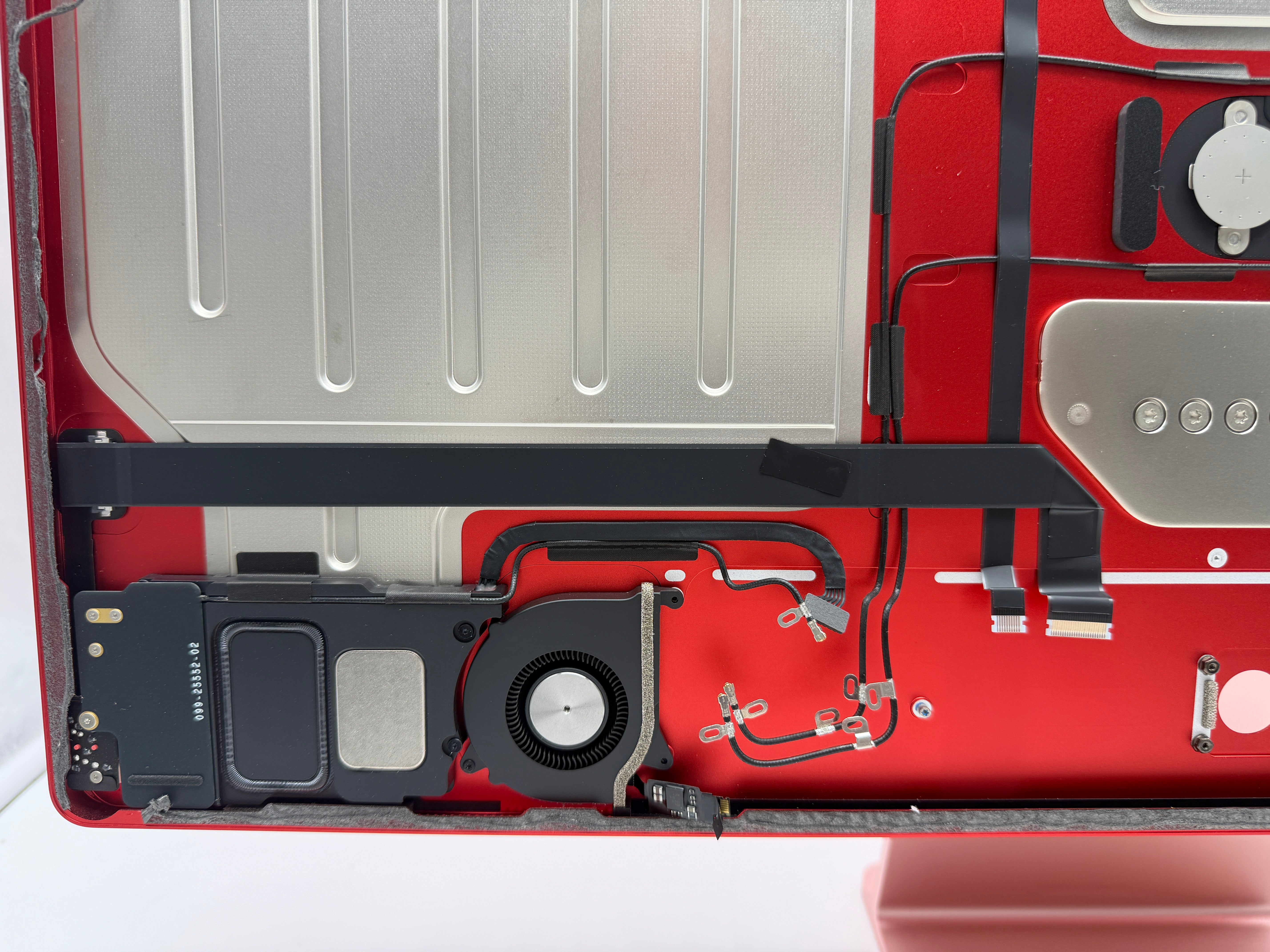 Apple iMac 24" 2021 A2439  Gehäuse Standfuß Lautsprecher Lüfter Rot #PSG12