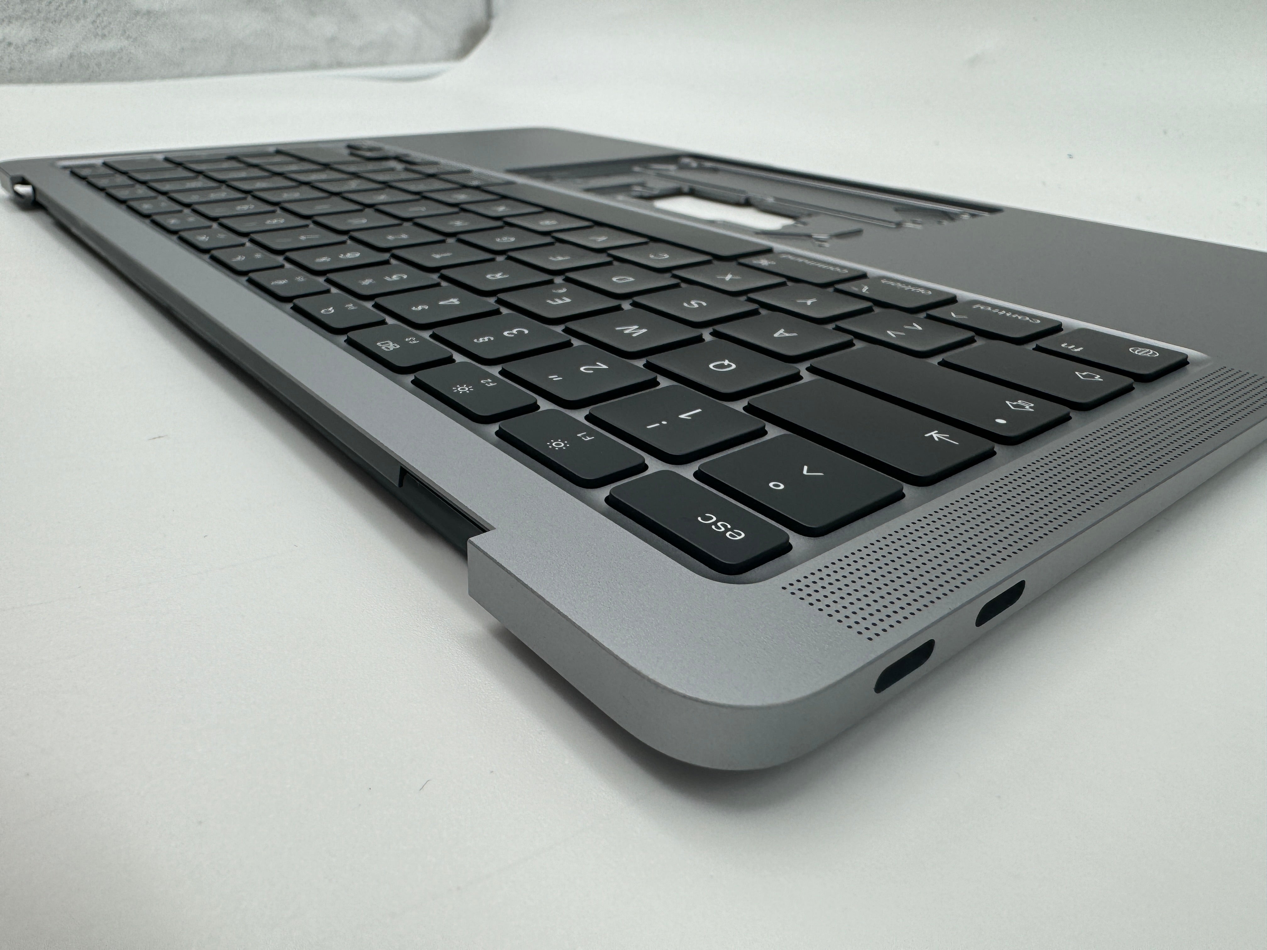 MacBook Air 13" 2020 A2337 Topcase Tastatur Akku QWERTZ Spacegrau Grau