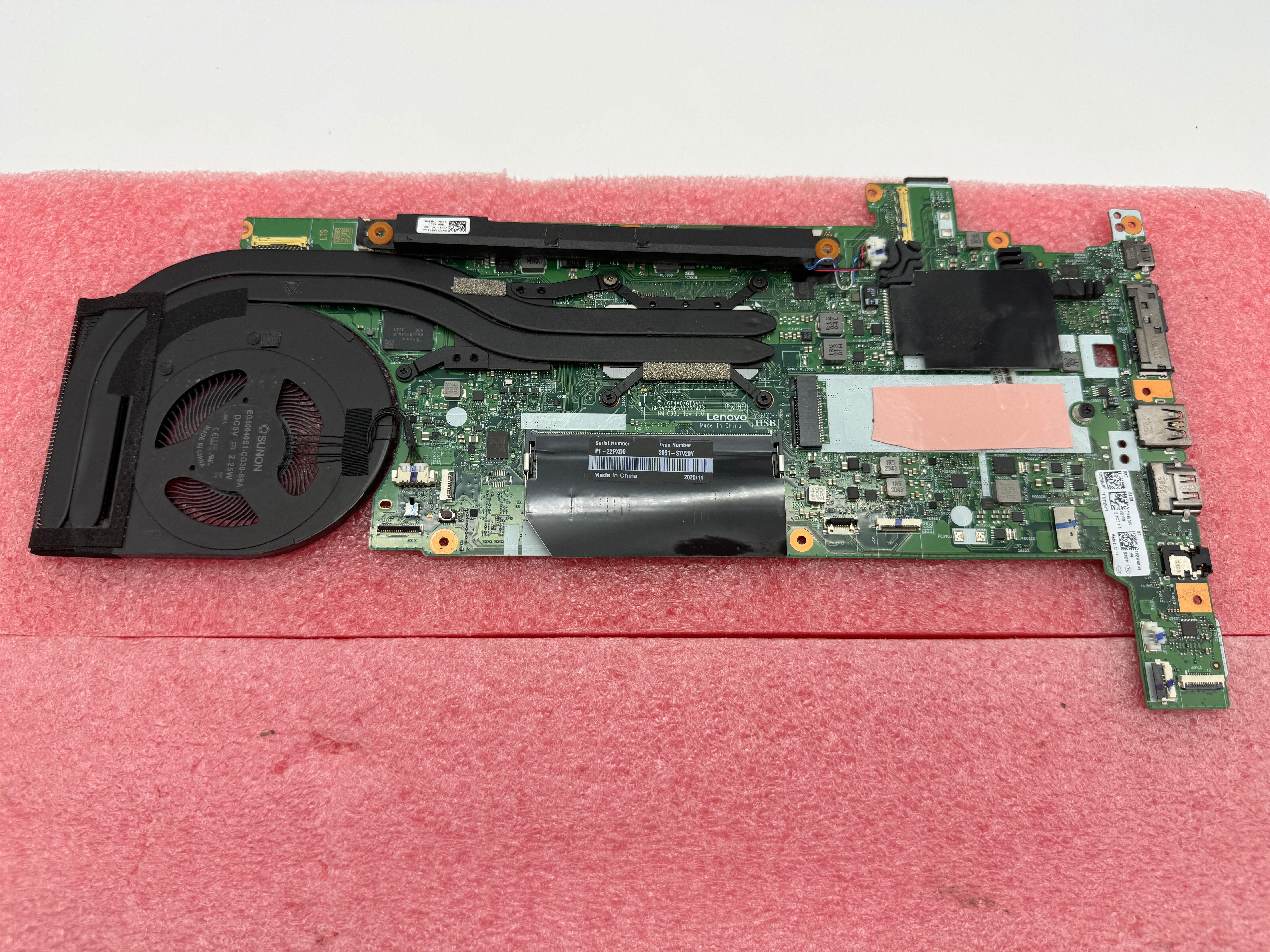 Lenovo ThinkPad T14 G1 Mainboard Logicboard i7 - 10610U 1,8GHz 16GB