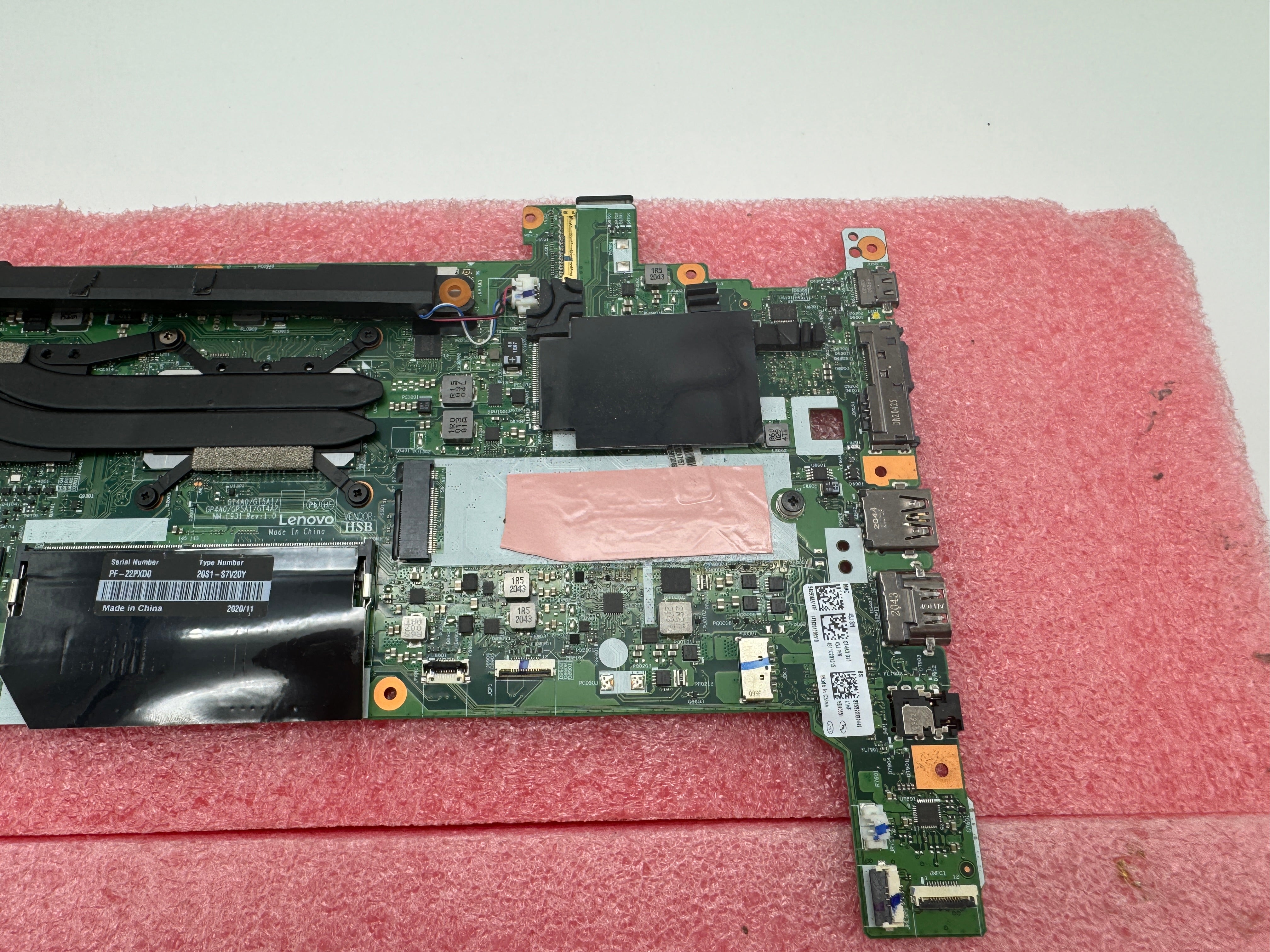 Lenovo ThinkPad T14 G1 Mainboard Logicboard i7 - 10610U 1,8GHz 16GB