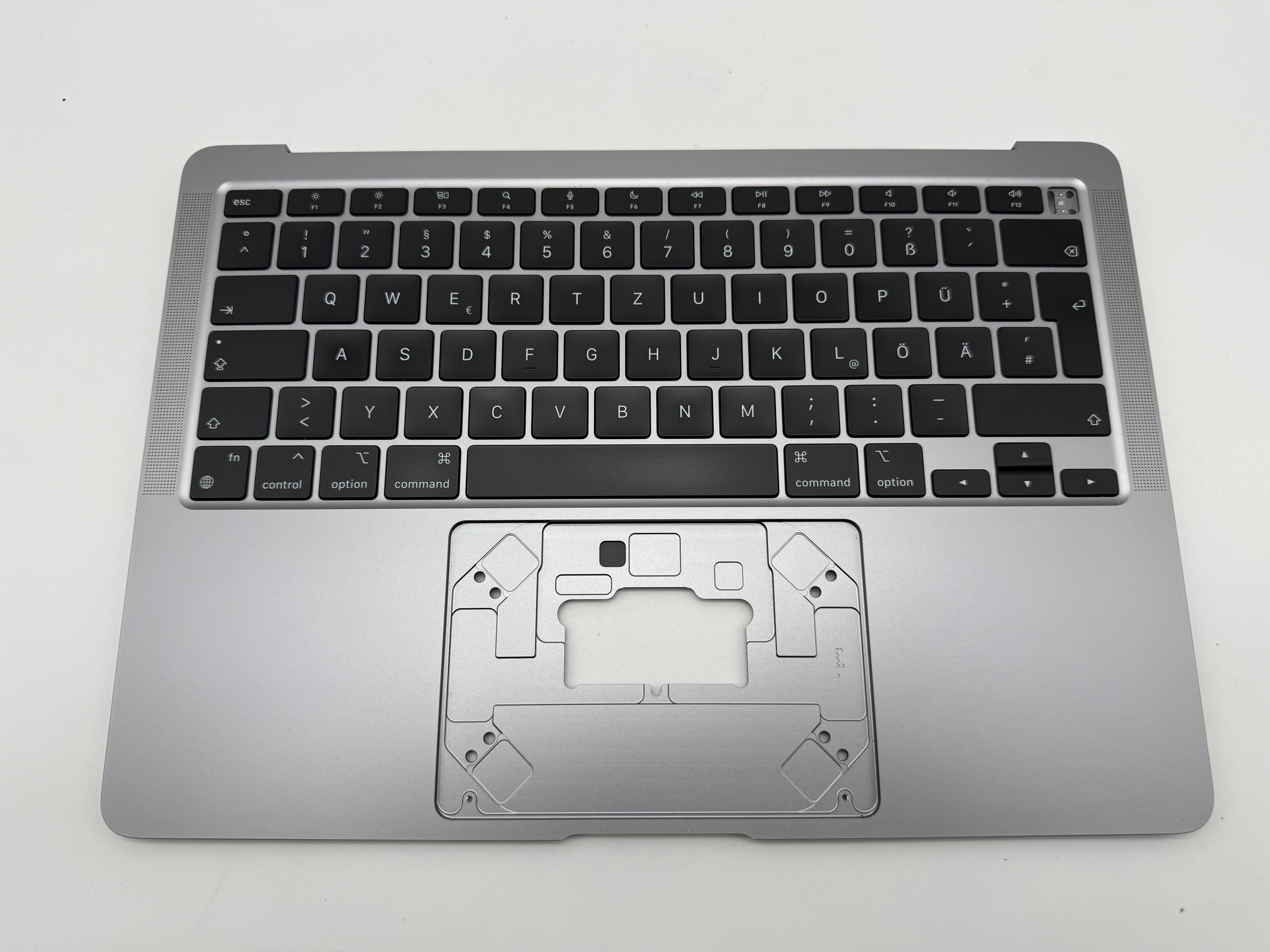 MacBook Air 13" 2020 A2337 Topcase QWERTZ Akku Tastatur Grau #T782
