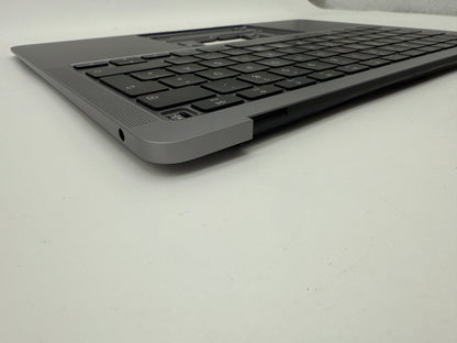 MacBook Air 13" 2020 A2337 Topcase QWERTZ Akku Tastatur Grau #T782