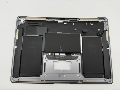 MacBook Air 13" 2020 A2337 Topcase QWERTZ Akku Tastatur Grau #T782