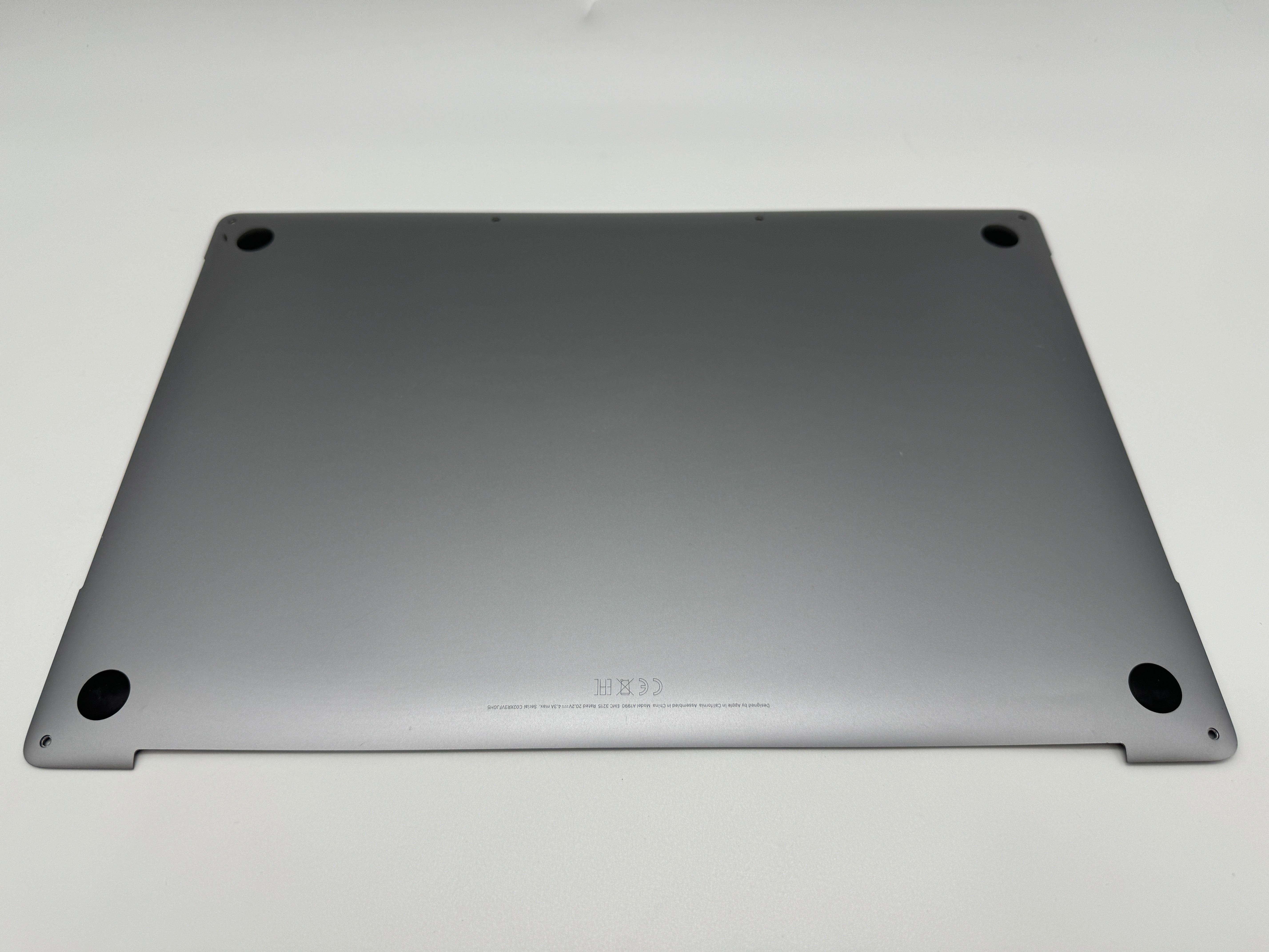 MacBook Pro 15" 2018 2019 A1990 Grau Bodenplatte Bottom Case