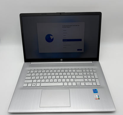 Hp Laptop HP 17-cn0055ng - 17.3" (FHD) - i5-1135G7 - 8GB - 512GB Silber
