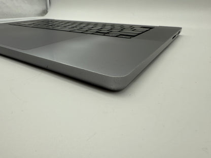 Macbook Pro 16" 2021 A2485 Topcase QWERTY US Tastatur Spacegrau #T784