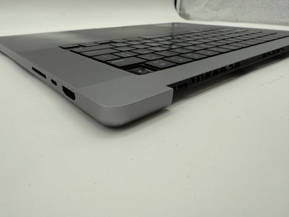 Macbook Pro 16" 2021 A2485 Topcase QWERTY US Tastatur Spacegrau #T784