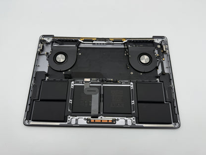 MacBook Pro 16" 2019 A2141 Grau Topcase Tastatur Trackpad Akku QWERTZ #T814