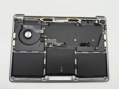 Macbook Pro 13" 2020 A2338 Topcase QWERTZ Trackpad Spacegrau Grau #T815