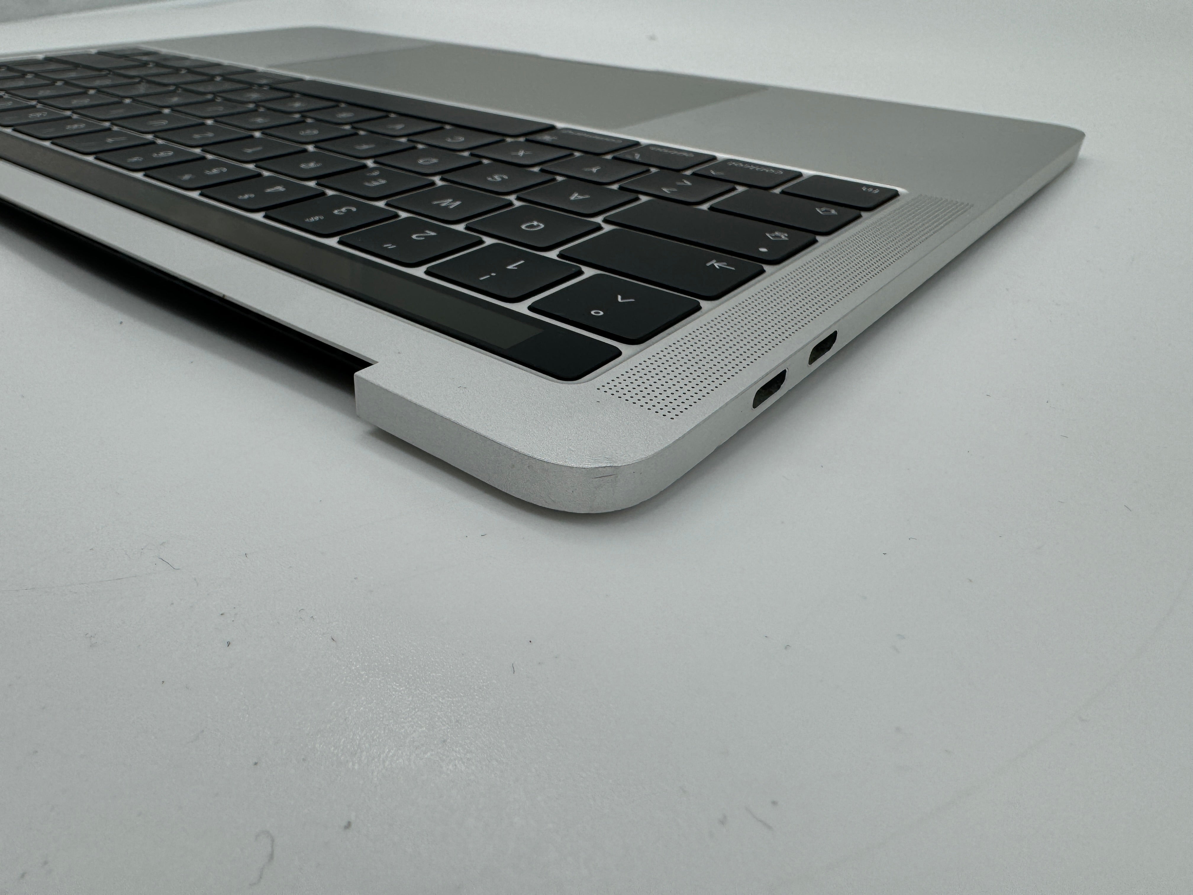 Macbook Pro 13" A1989 2018 2019 Topcase Tastatur QWERTZ Trackpad Silber #T638