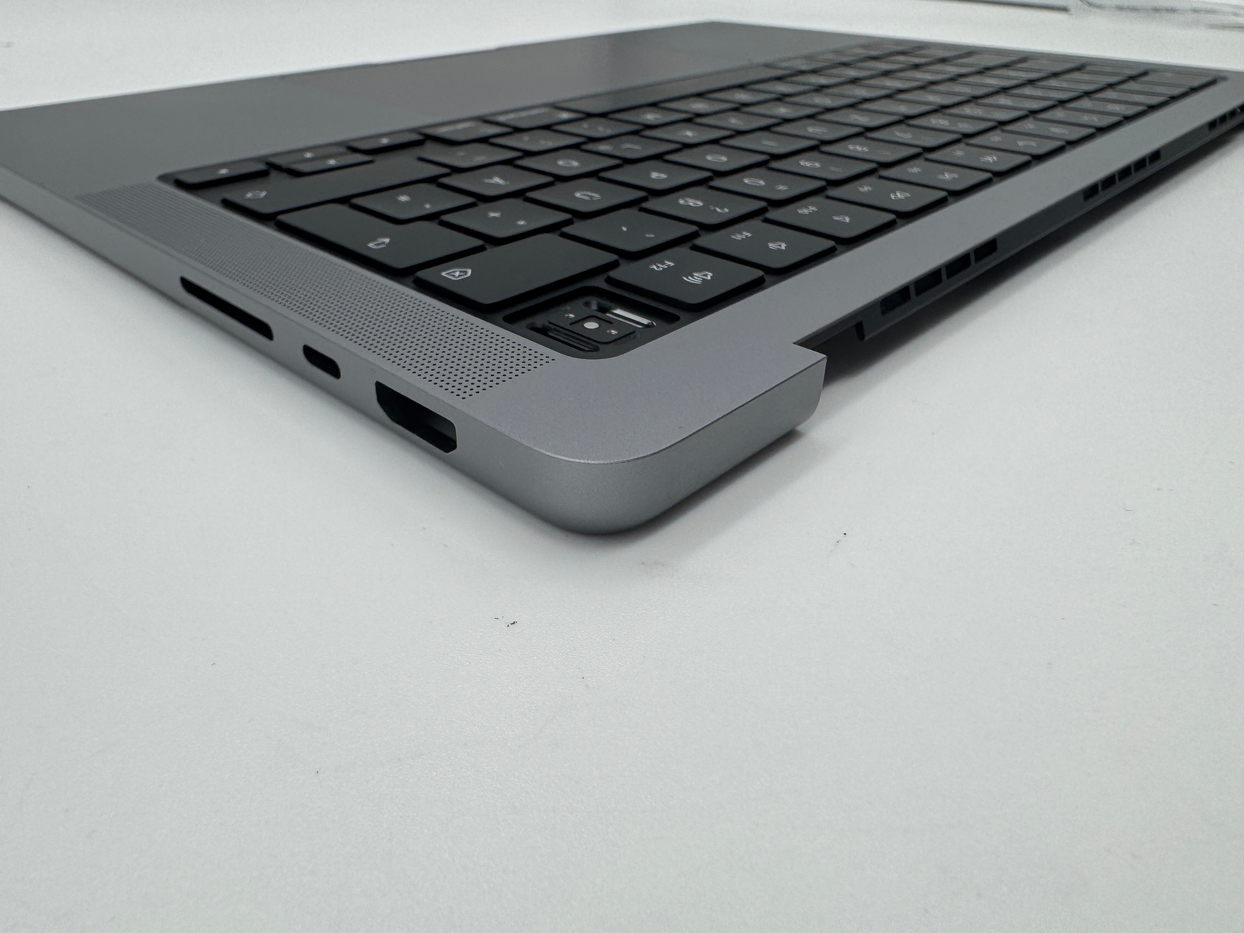 Macbook Pro 14" 2021 A2442 Topcase QWERTZ Trackpad Tastatur Grau #T339