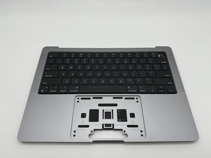 Macbook Pro 14" 2021 A2442 Topcase QWERTY Tastatur Grau #T378