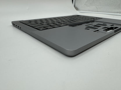 Macbook Pro 14" 2021 A2442 Topcase QWERTY Tastatur Grau #T378