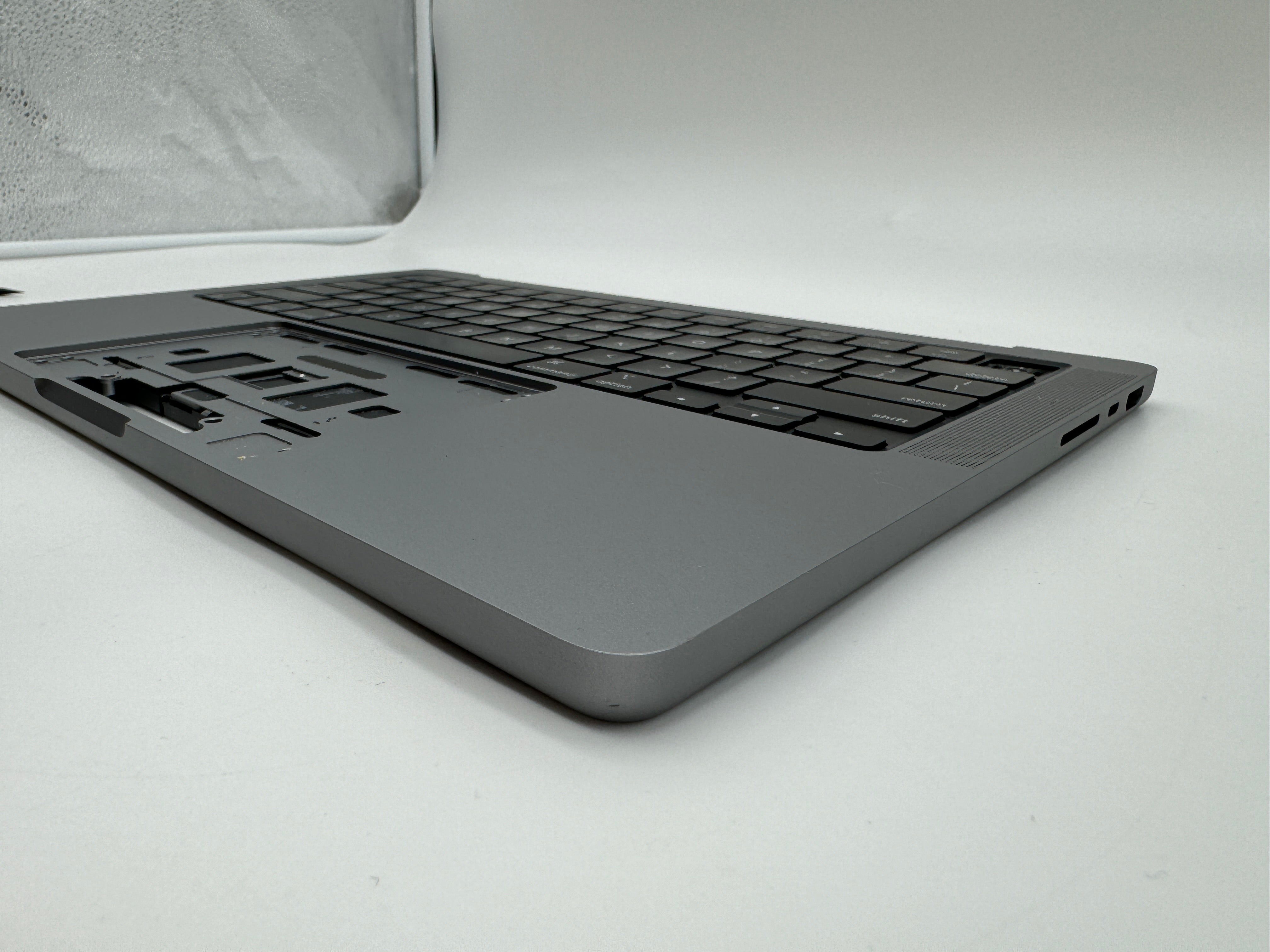 Macbook Pro 14" 2021 A2442 Topcase QWERTY Tastatur Grau #T378