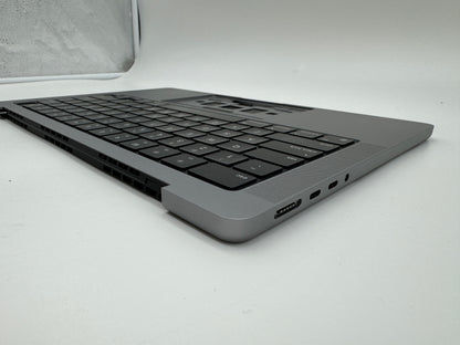 Macbook Pro 14" 2021 A2442 Topcase QWERTY Tastatur Grau #T378