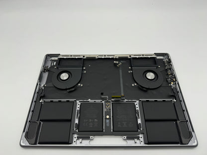 Macbook Pro 14" 2021 A2442 Topcase QWERTY Trackpad Tastatur Grau #T379