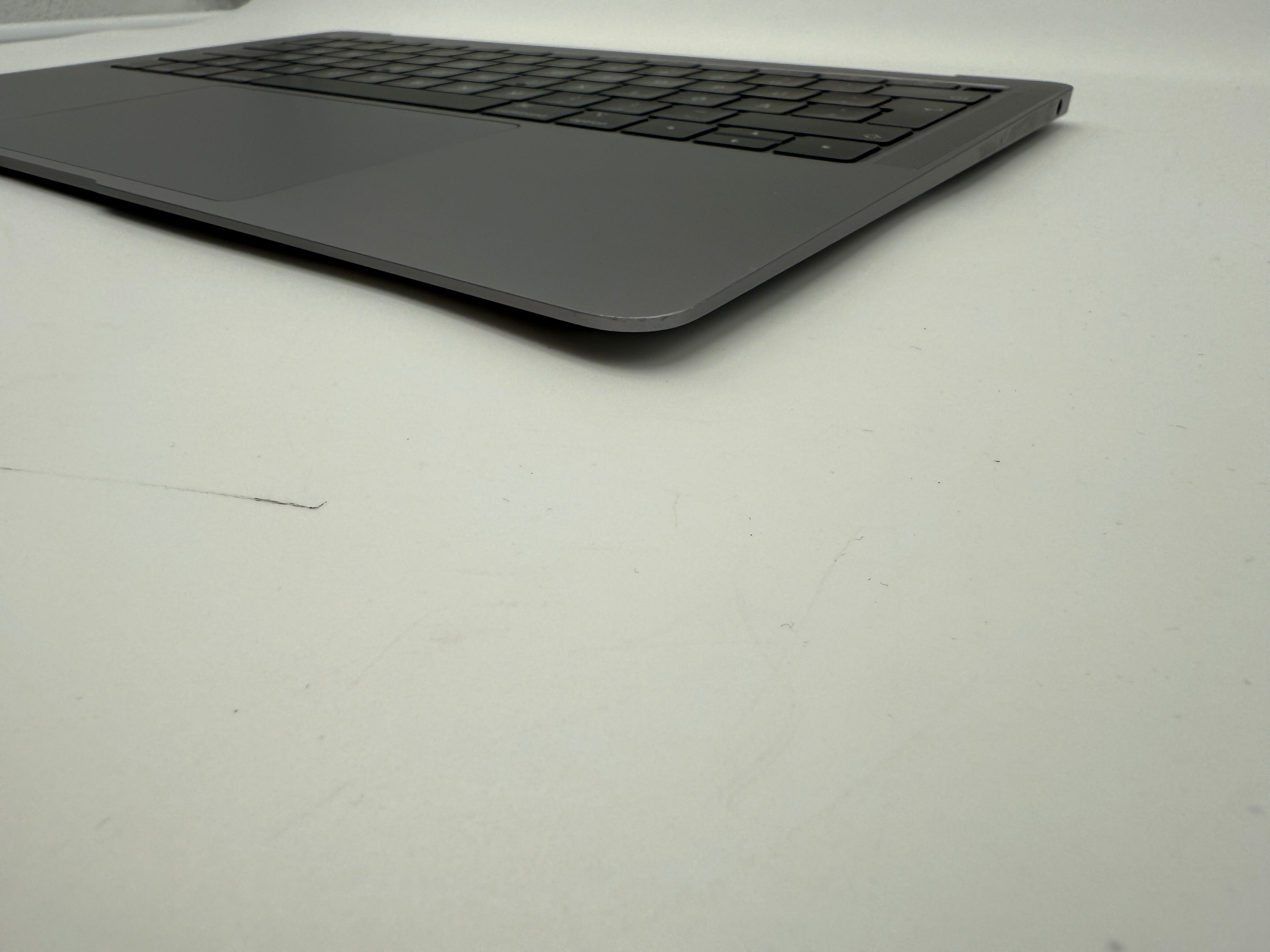 Macbook Air 13" 2018 2019 A1932 Topcase QWERTZ Trackpad Tastatur Grau #T822