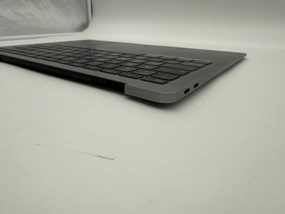 Macbook Air 13" 2018 2019 A1932 Topcase QWERTZ Trackpad Tastatur Grau #T823