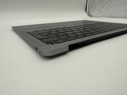 Macbook Air 13" 2018 2019 A1932 Topcase QWERTZ Trackpad Tastatur Grau #T823