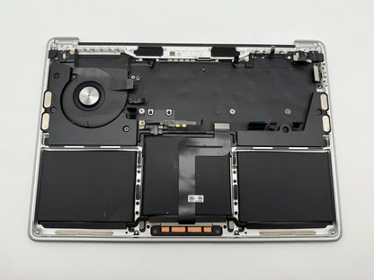 Macbook Pro 13" 2020 A2338 Topcase Akku Tastatur Silber #T824