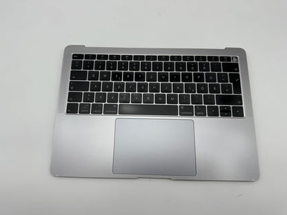 Macbook Air 13" 2018 2019 A1932 Topcase QWERTZ Trackpad Tastatur Grau #T826